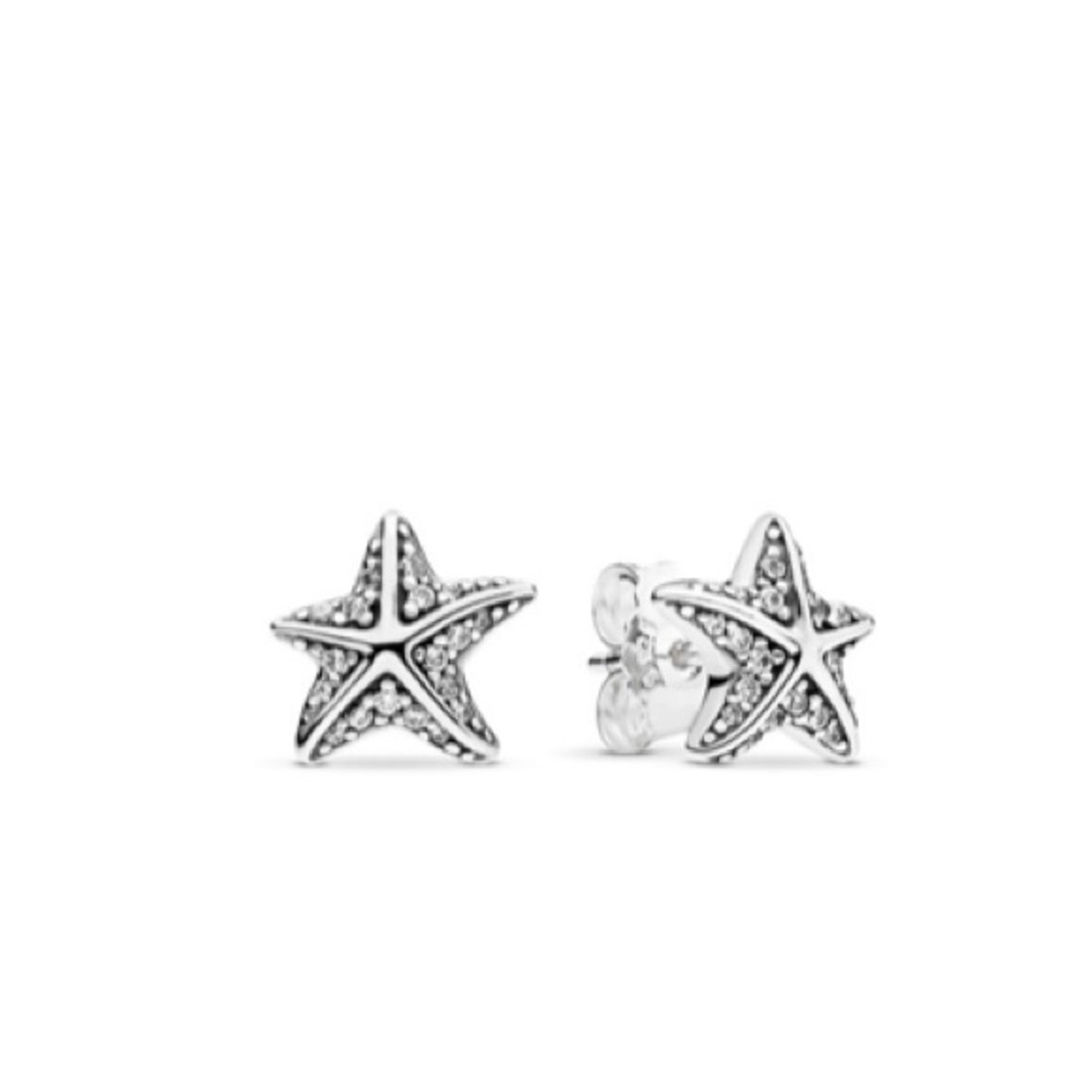 PANDORA Tropical Starfish Stud Earrings